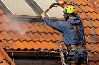 Démoussage et hydrofuge de toiture à Ginoles